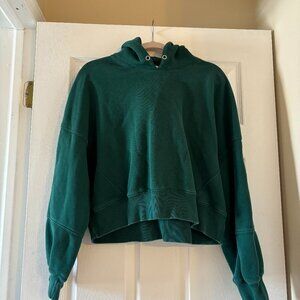 Abercombie Green Hoodie size large